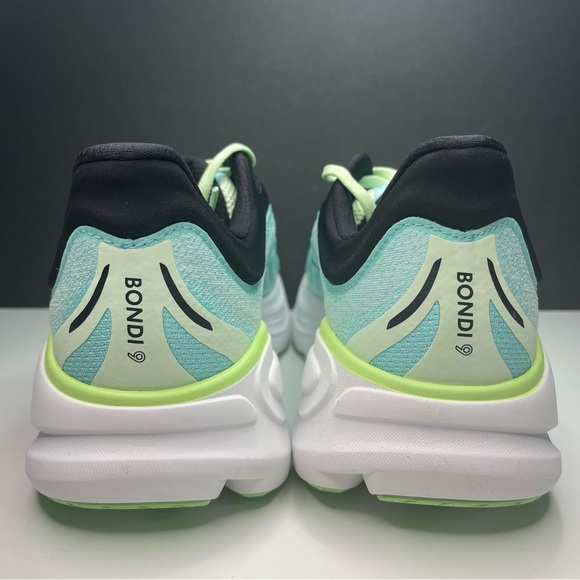 Hoka Bondi 9 Luna Moth Blue Spark Men’s size 11.5 - Picture 7 of 9